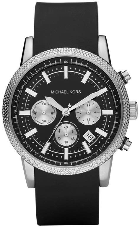 michael kors watch mk8040|Michael Kors MK8040 Men's Scout Chronograph Rubber Black .